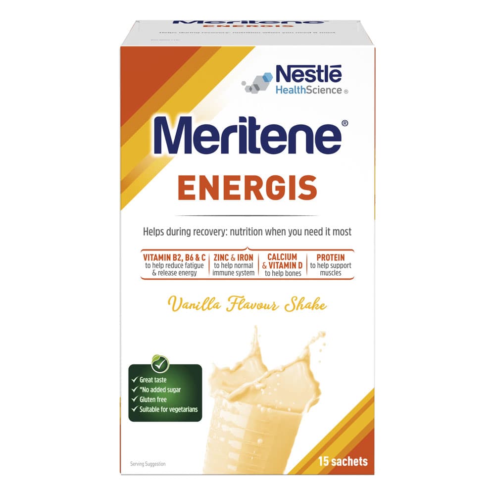 Energis Vanilla Vitamin Shake| Meritene